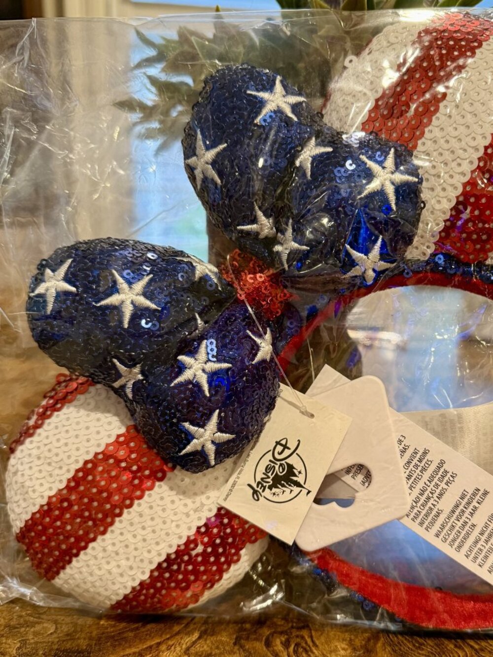 Disney Parks Americana Minnie Mouse Ears
